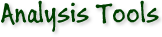 Analysis Tools